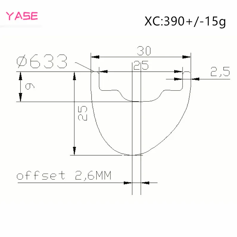 YASE 29er Углеродные Диски для горных велосипедов колеса XC 30x25 мм Асимметричный бескамерный велосипедный комплект колес Novatec D791SB-D792SB 100x15 142x12 колеса велосипеда