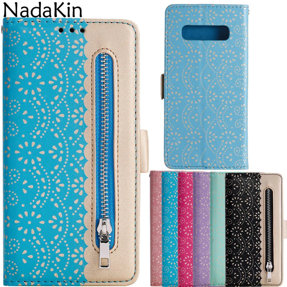 

Zipper Wallet Book Case Shell for Samsung Galaxy S10E S10 S9 S8 J4 J6 Note 10 Plus 2018 S7 Edge J3 J5 J7 2017 Luxury Flip Cover
