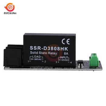

1 2 4 Channel 380V 8A Solid State Relay Module High and Low Level H-L Trigger Board SSR-D3808HK Switch Controller For Arduino