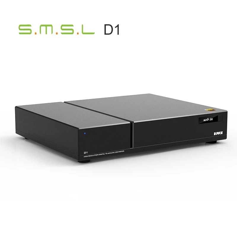 

SMSL VMV D1 High-end Pure DAC Chips 2*ES9038 PRO PCM768 DSD512 XMOS Hifi DAC USB Optical Hi-End DAC Decoder With Remote Control