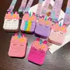 Mini Bag Fidgets Girls Toys Push Bubbles Squeeze Toys Silicone Key Purse Bag Stress Relief Game Backpack Phone Case 1