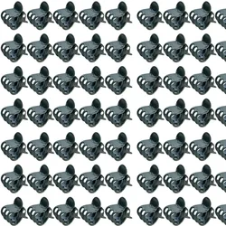 6-Claw Dark Green Plant Support Clips for Orchids and Climbing Vines (100pcs)
