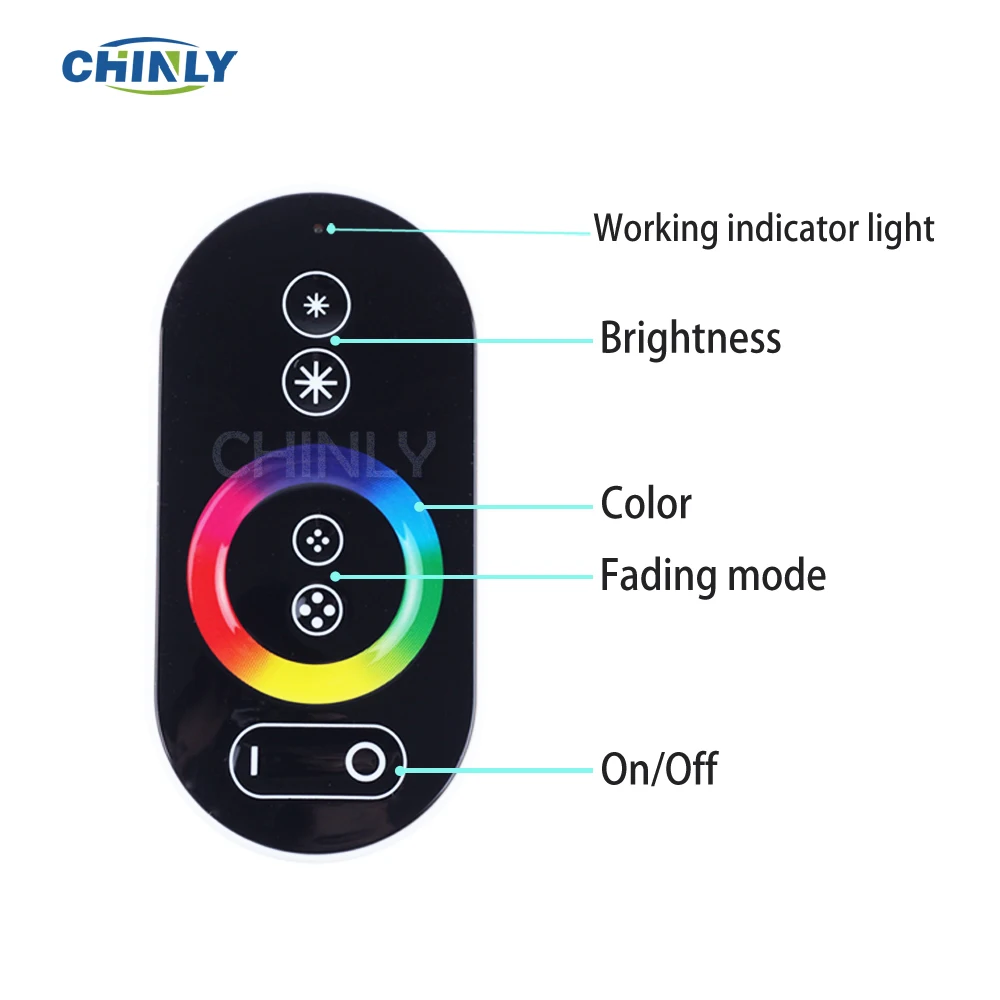 16W RGB Fiber Optic Star Light Ceiling Kit LED Lights Engine RF Touch Control 2m 3m 4m Optical Fiber Cable
