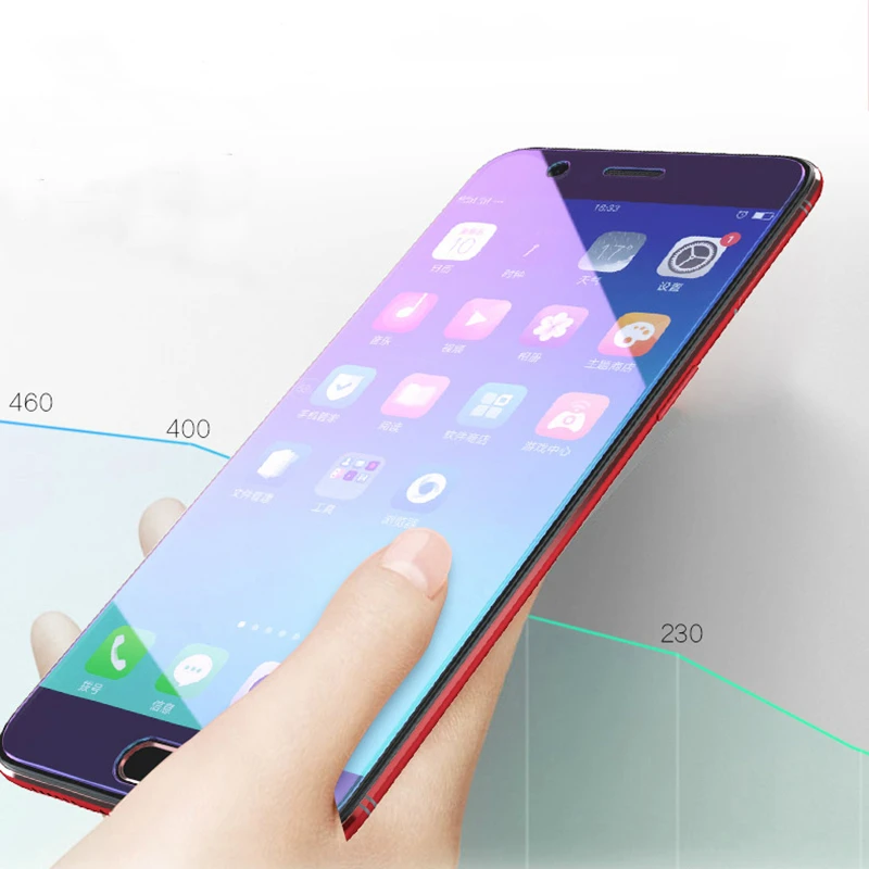 JGKK для OPPO F5 F7 R15 Pro R11 R11S R9 9S Plus A73 A77 A83 A1 анти синий светильник Защитная пленка экрана