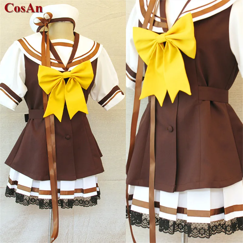 

Hot Anime SHUFFLE Lisianthus Cosplay Costume Lovely Sweet Uniform Dress Unisex Activity Party Role Play Clothing Custom-Make