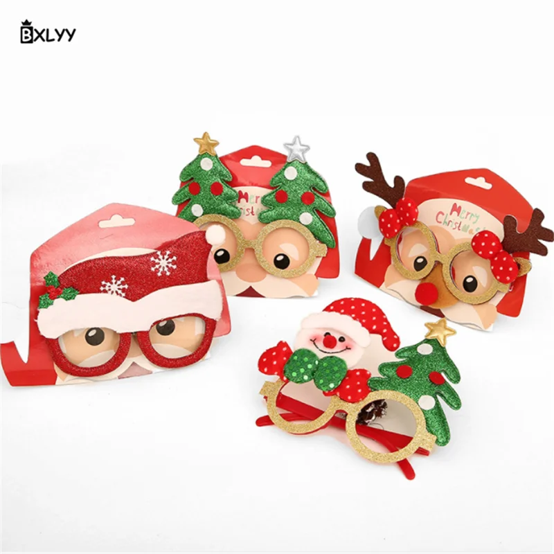 BXLYY горячие детские игрушки маска для новогодней вечеринки Санта Клаус Лось рождественские подарки День рождения сделать декор для Хеллоуин-вечеринки Mask.7z