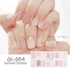 16 Tips/Sheet Glitter Series Shiny Manicure Decoracion Designed Nail Art Stickers 2022 Nail Decoration Nail Wraps Shiny ► Photo 1/6