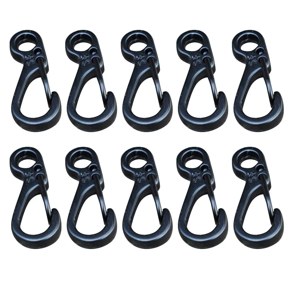 

10Pcs Hanging Keychain Outdoor Survival Mini EDC Keychain Buckle Climbing Carabiner Hook Survival Gear Tool for Hunting Camping