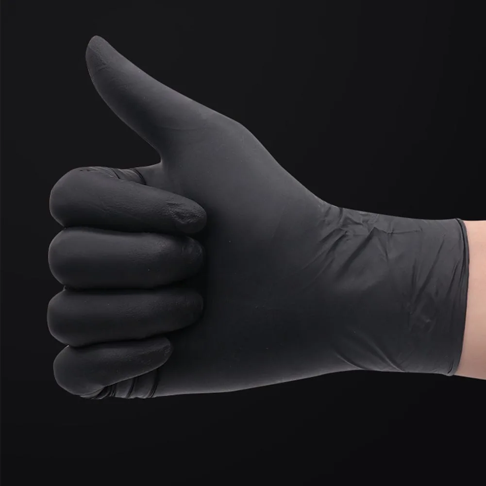 

100Pcs Mechanic Multipurpose Work Safety Laboratory Waterproof Latex Free Disposable Tattoo Washing Nitrile Gloves Anti Slip