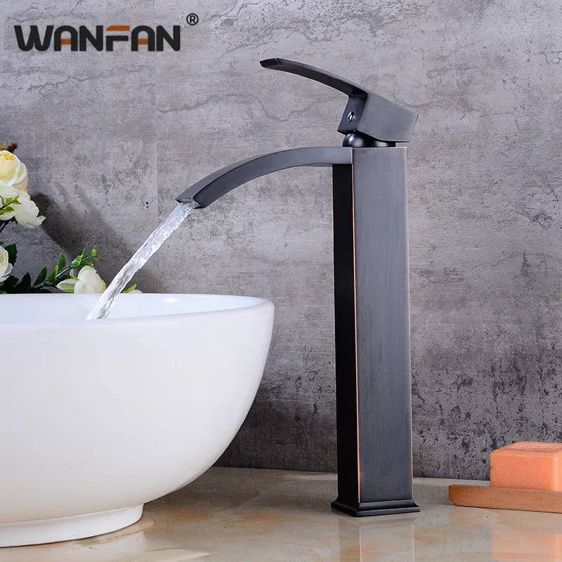 2. Sink faucet black dragon head faucet Single Handle Shower Faucet Hole Decker cold water sink crane faucet s79-392