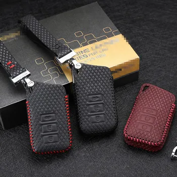 

Car key cover for LEXUS RCF 2015 2016 RX 1617 NX 15-18 GS 12-17 RC 2016 3 button Case Remote Keys Shell leather key