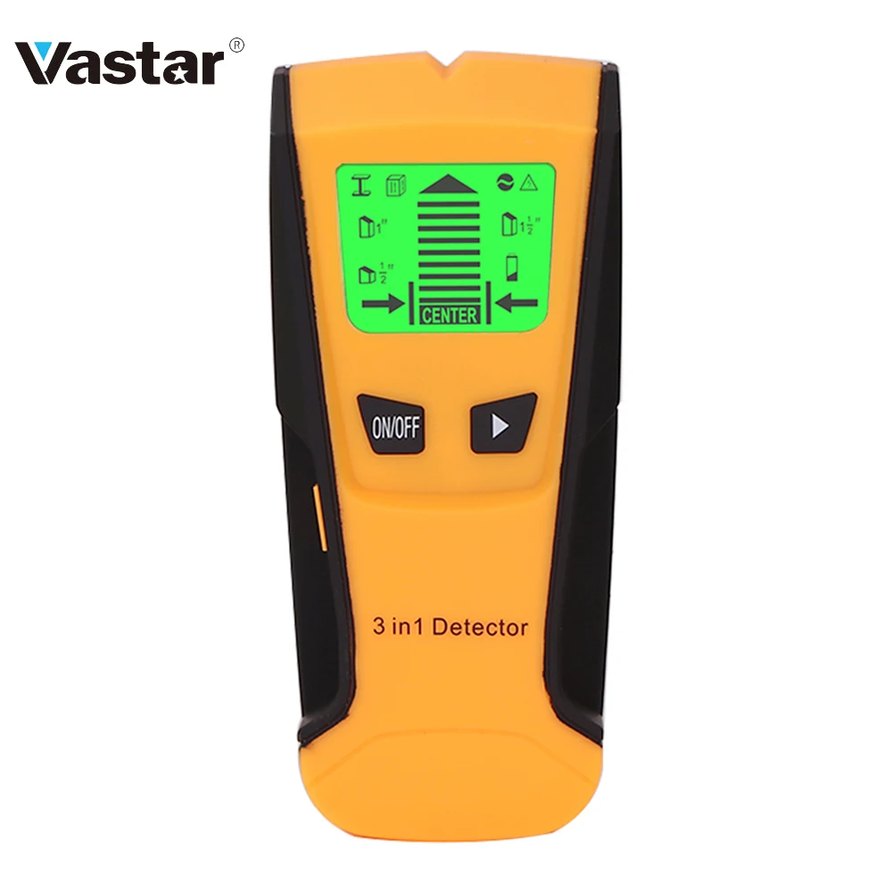 

Floureon 3 In 1 Metal Detector Find Metal Wood Studs AC Voltage Live Wire Detect Wall Scanner Electric Box Finder Wall Detector