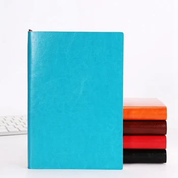 

Soft Business Leather Diary Notebook A6 A5 Pu Travelers Journal Thicken School Office Meeting Record Notepad Handbook
