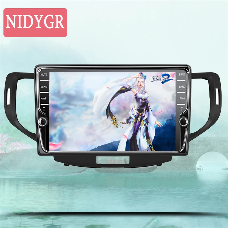 Автомагнитола для Honda Accord 8 2008 2009 2010 2012 мультимедийный видеоплеер с GPS-навигацией