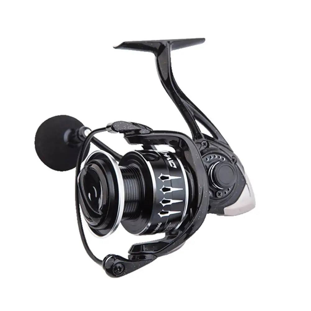 

Spinning Reel 16KG Max Drag Power All Metal Spool Line Cup Rocker Arm Grip Handle 8+1BB 5.2:1 Trolling Reel On For Ocean Fishing