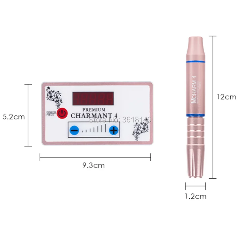 Перманентный макияж татуировки ручка машина Charmant 4 принц роторный цифровой Швейцарский двигатель Maquina для бровей губ Cartirdge иглы