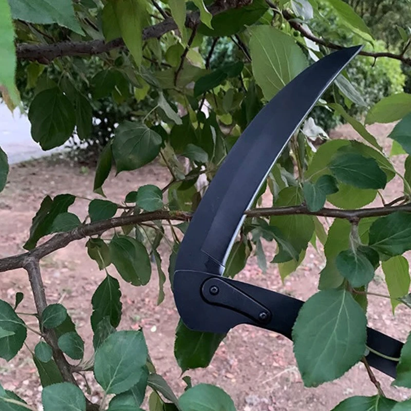 Classical National Style Design Folded Weeding Sickle with Nylon Bag Sharp Steel Blade For Outdoor/ Adventure/ Gardening