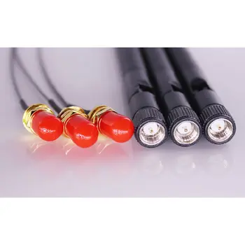 

2.4GHz Wireless Antenna with RP-SMA Male Connector Antenna Pigtail Cable for PCI-E WiFi Network Card WiFi Router Mobile Hotspot