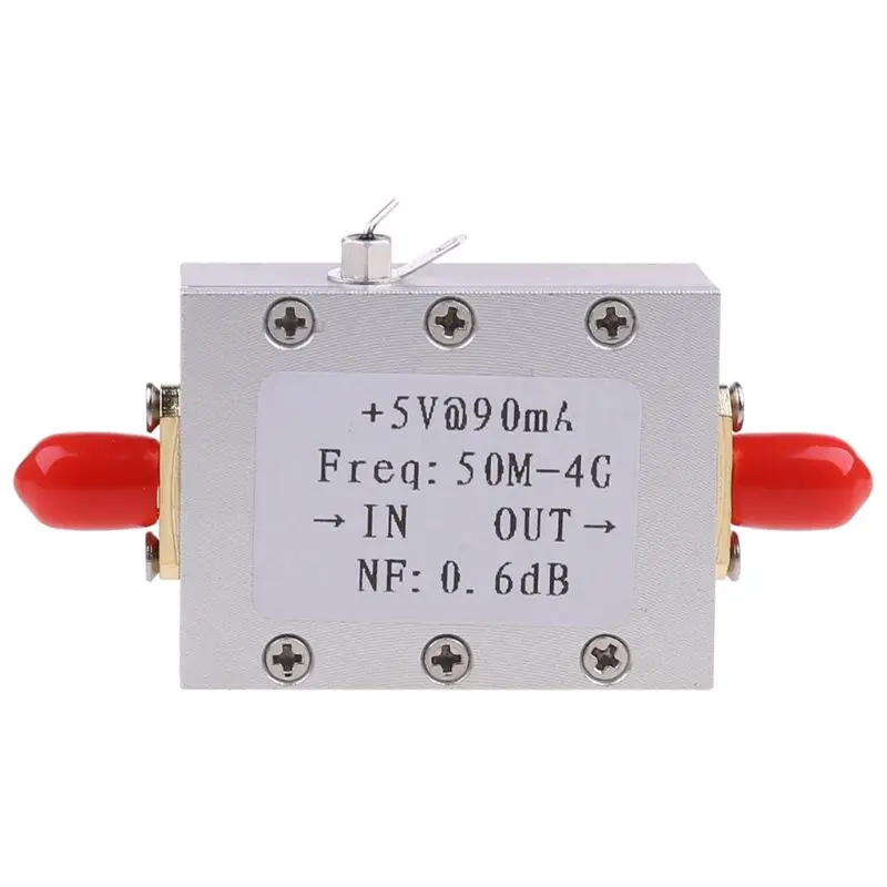 0.05-4GHZ Low Noise Amplifier LNA RF FM HF VHF/UHF Ham Radio Module NF=0.6dB 