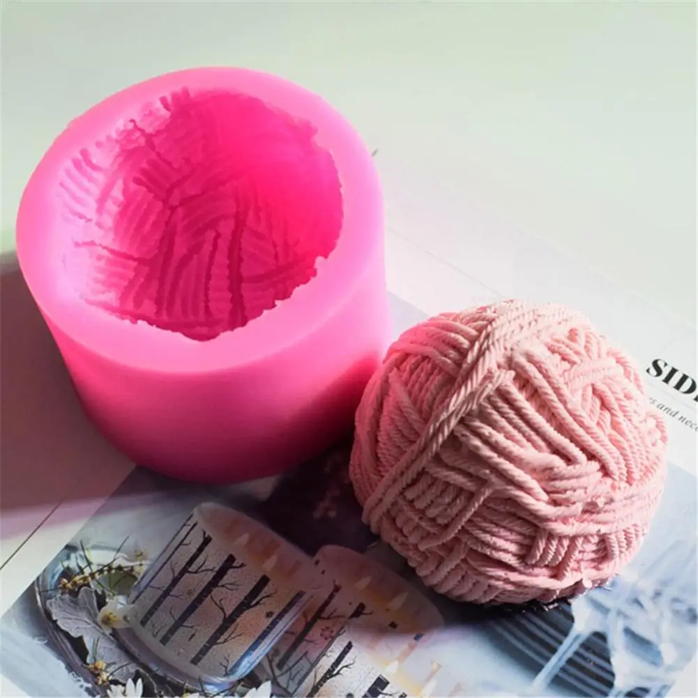 Круглая форма для свечей силиконовая мыла 3D DIY пластырь ароматерапии свеча