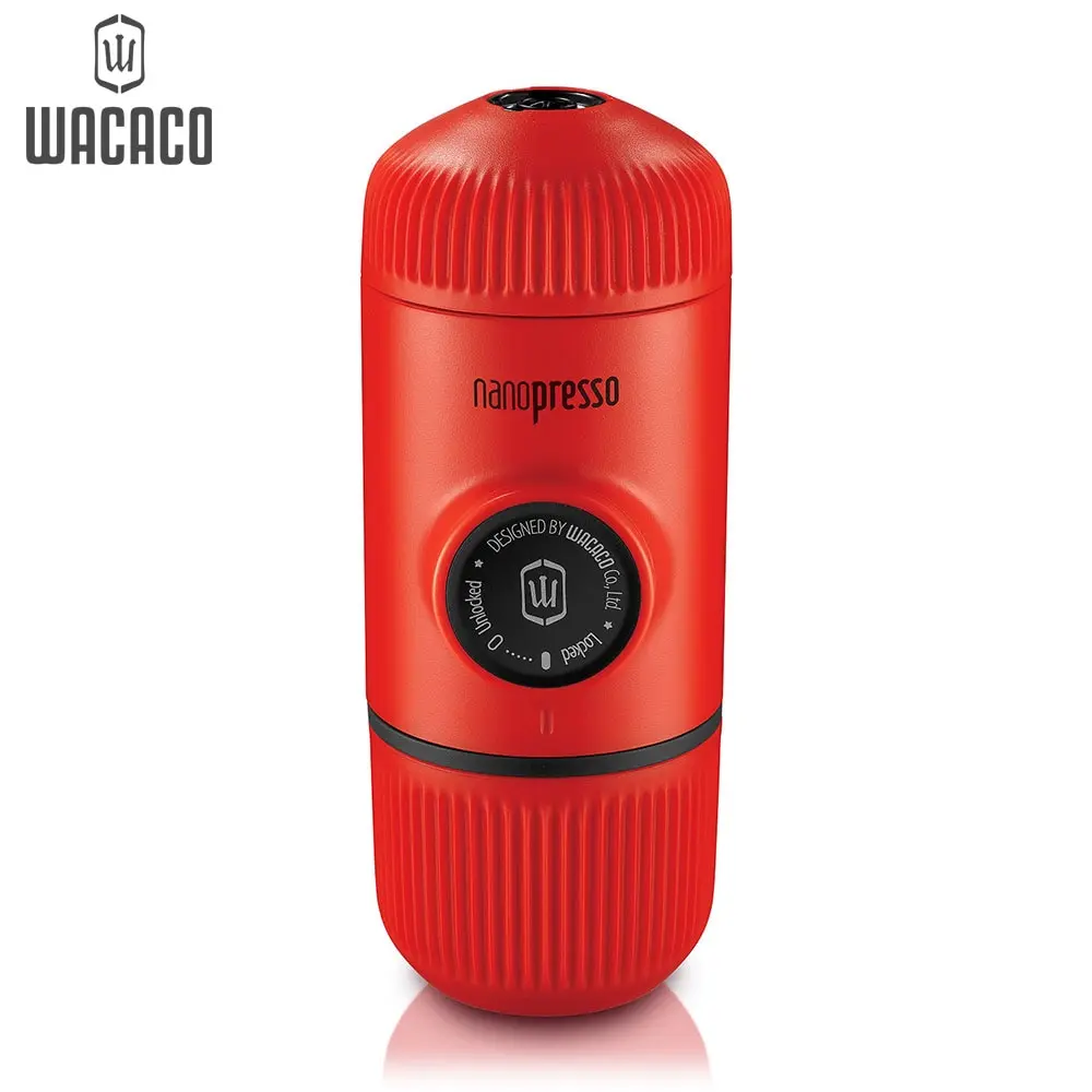  Coffee Machines Wacaco WCCLVRD Espresso manual Nanopresso Red with case Small Size Kitchen for maki - 4000445334800