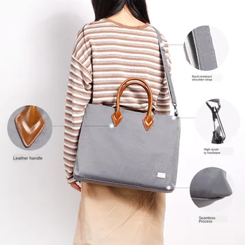 

Business Handbag for Both Men and Women Classic Briefcase Laptop Computer Bag Handbags Phone Bag, Computer Pocket