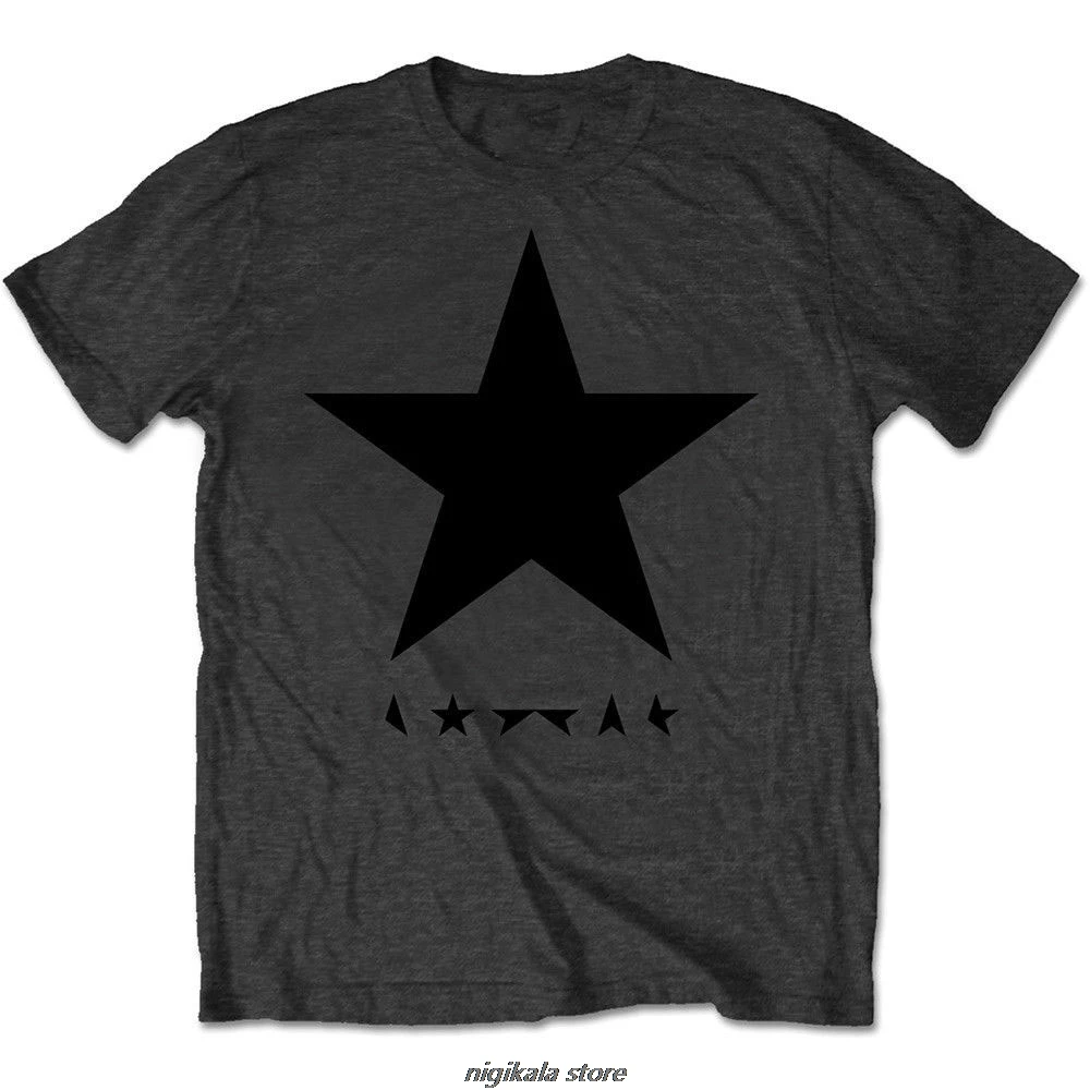 

David Bowie 'Blackstar (Black Star On Grey)' T-Shirt - NEW & OFFICIAL! Brand New T Shirts