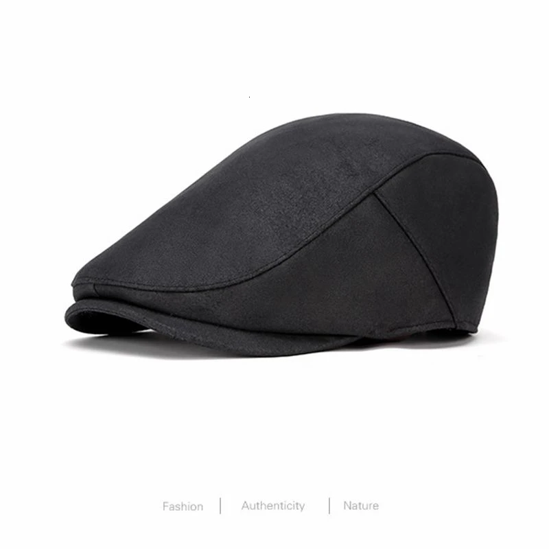 Красивая Мужская замшевая Кепка плюща мужская плоская кепка большого размера