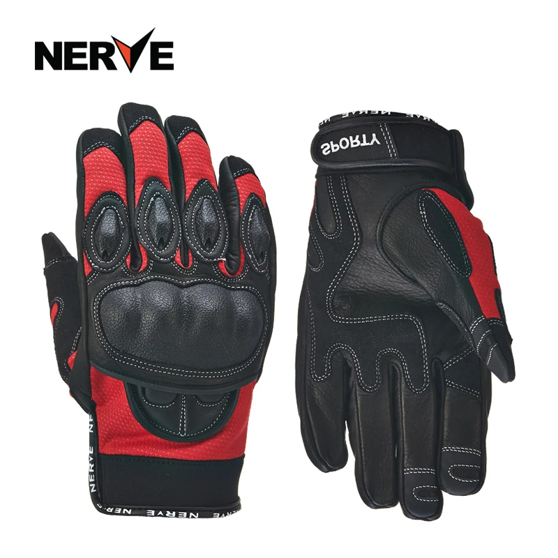 Nerve Carbon Fiber Motorcycle Gloves For Men And Women Summer Thin