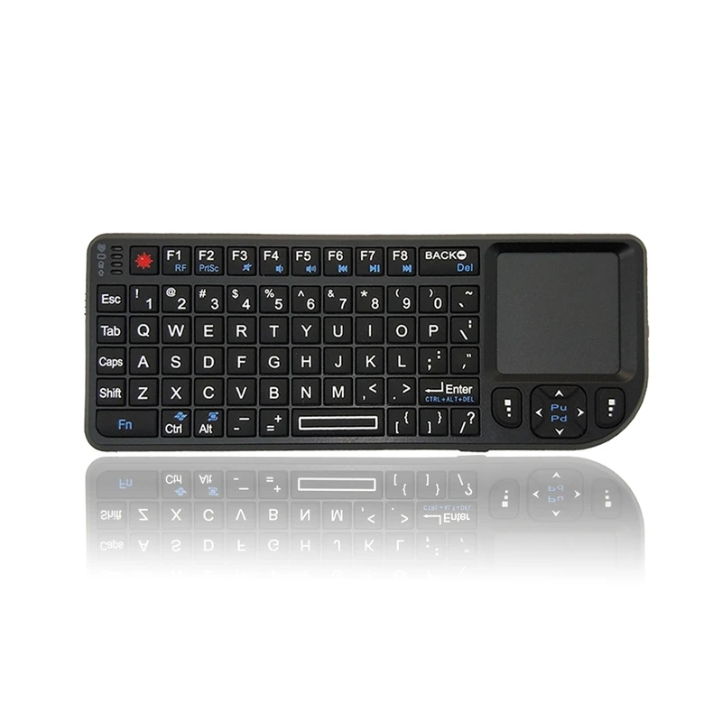 Беспроводная клавиатура A8 Air Fly Mouse 2 4G Mini Touchpad с белой подсветкой для речевого