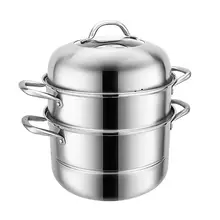 Пароварка, двойная плита из нержавеющей стали, молочный горшок, Многофункциональный кухонный горшок, кастрюля быстрого приготовления, кастрюля для супа, кухонные горшки, кастрюли и сковороды