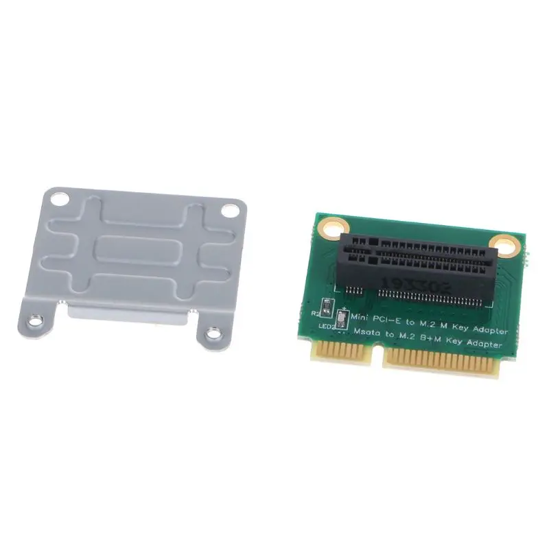 M.2 NGFF Nvme SSD для Mini PCI-E адаптер карты Вертикальная установка конвертер с кронштейном для 2280 типа NVME SSD
