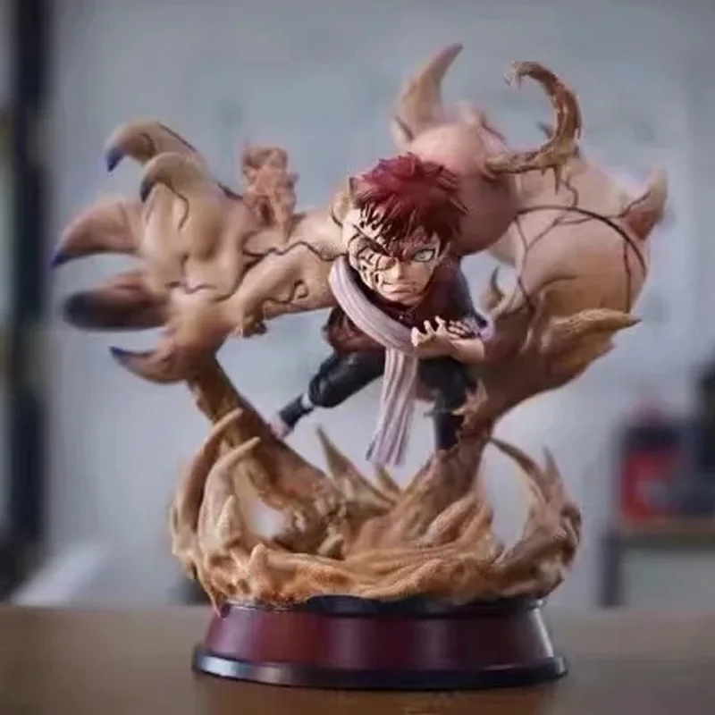 Наруто Fukage Sandstorm One Tail Mori Tsuru Semi-Animal Gaara фигурка украшение автомобиля Модель 10 см |