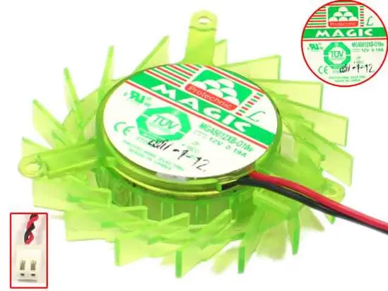 

Magic MGA5012XR-O10 B DC 12V 0.19A 2-проводной вентилятор графической карты