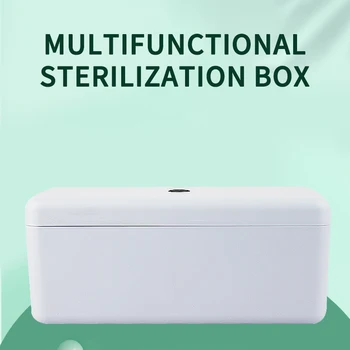 

TIOODRE Portable Ultrasonic Ultraviolet Phone Sterilizer Safe Rechargeable Disinfection Box UV Sterilizer Disinfection Tools