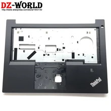 / верхний чехол с подставкой для рук Клавиатура рамка с отверстием для отпечатков пальцев для lenovo Thinkpad E480 E490 R480 R490 ноутбук 02DL685 01LW159