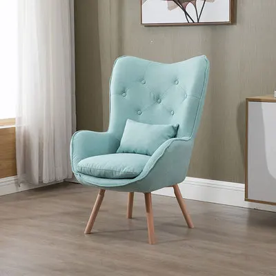 30% Скандинавская одноместная гостиная диван балкон квартира мини-стул современный минималистичный диван индивидуальный отдых спальня комната стул - Цвет: no ottoman A4