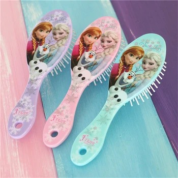 

Disney Frozen Snow Princess Comb Child Air Cushion Massage Broken Hair Comb Not Knotted Gift with Mirror A Variety Of Styles