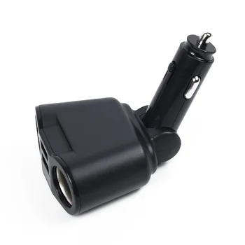 

Dual USB Car Charger Cigarette Lighter Port Splitter Voltmeter Digital Real-time