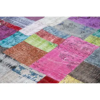 

250x305 Cm Multicolor Handmade Patchwork Rug-8x10 Ft