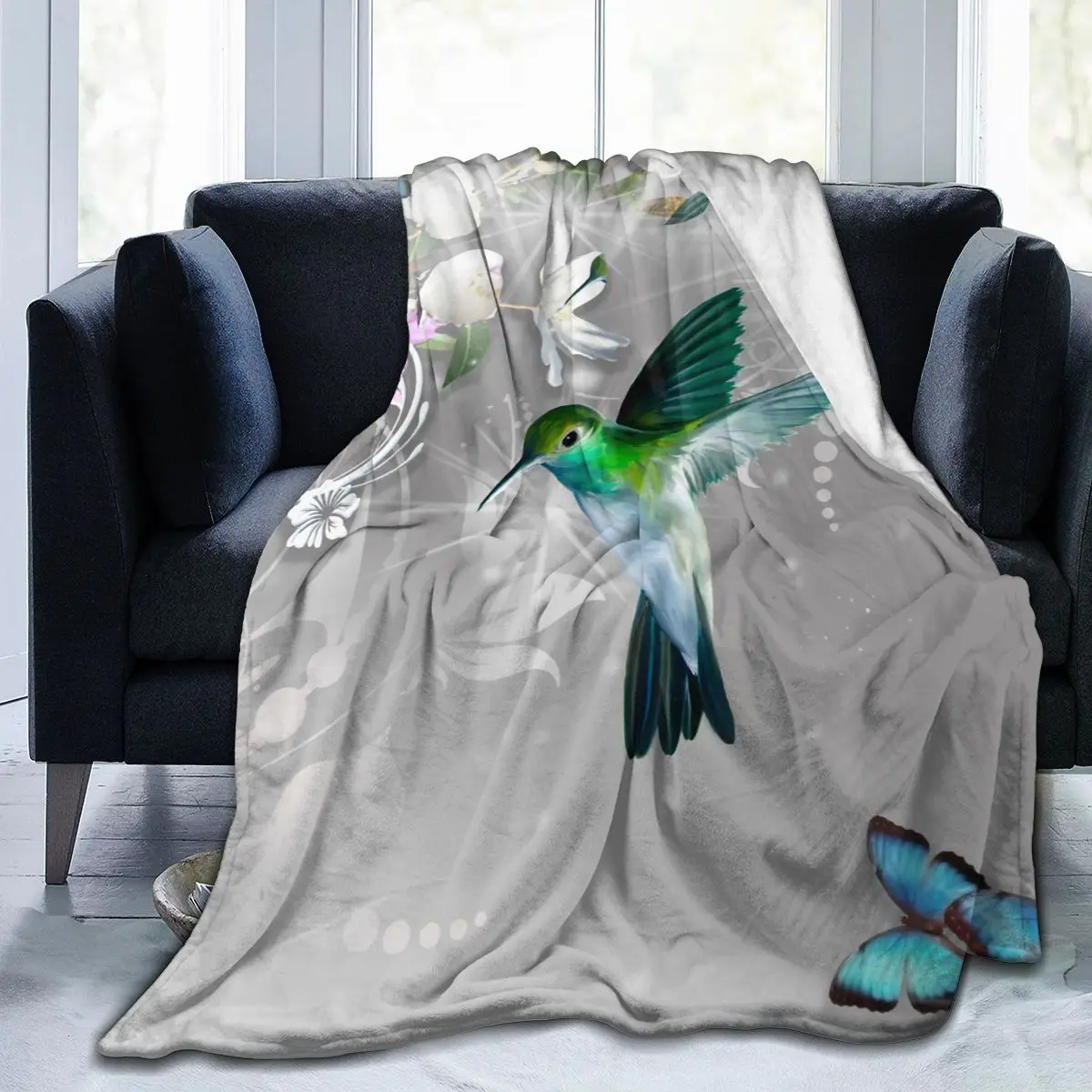 Hummingbird-joy Blanket Sofa Unisex For Beds Travel Home Cover Throw Quilts 3D Print Keep Warm Family Gift | Дом и - Цена: 1 327,42 - 2 845,37 руб.
