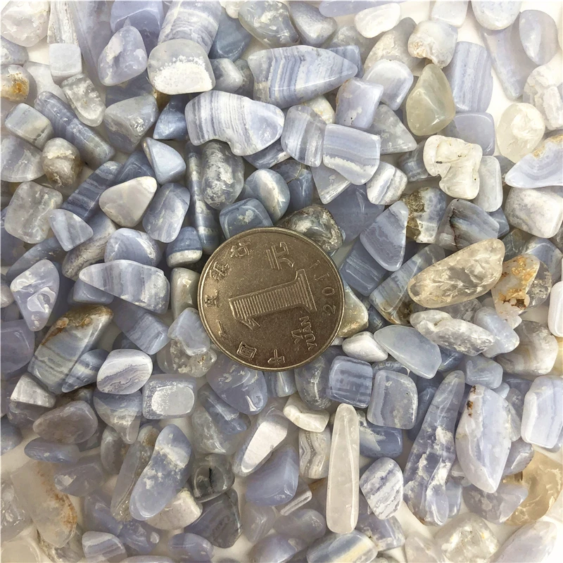 50 г 2 размера натуральные синие кружева Агат кристалл гравий кварц камни