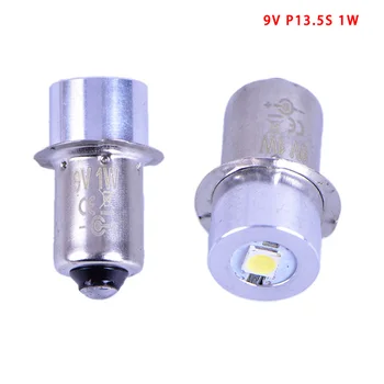 

LED Flashlight Light Bulb High Bright LED Emergency Work Light Lamp Flashlight Replacement Bulb Torches P13.5S 1W 3-15V