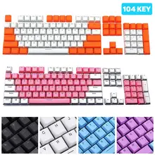 

104Pcs/Set Universal Double Color Key Cap Keycaps for Cherry Mechanical Keyboard
