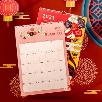 

2021Desk Calendar Wall Hanging Schedule Book Big Diary Home Living Room Ornaments Calendar Creative Monthly Planner Agendas Memo