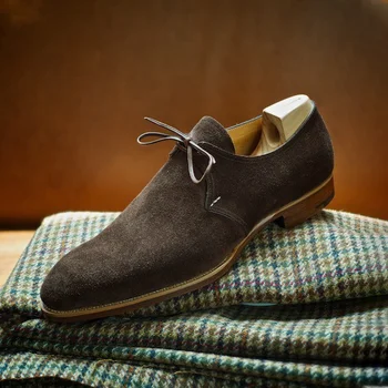 

Men's Shoes Fashionable Pu Leather Lace-up Boots Handmade Casual Formal Stylish Autumnchelsea Boots Zapatos De Hombre HA398