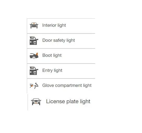 A7 sportback 4ga Interior led Car lights For audi A7 sportback 4ga 4gf hatchb Reading dome bulbs for cars error free License Plate Light 12pc/lot - Испускаемый цвет: A7 sportback 4ga