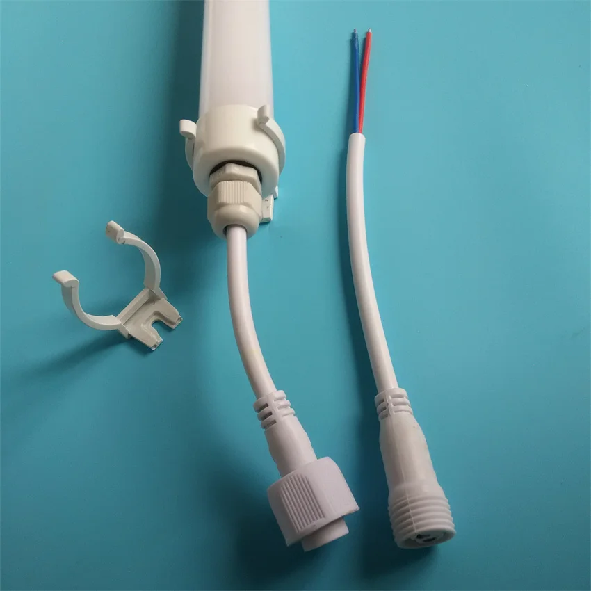 무료 배송 새로운 도착 방수 IP67 1.5m(5 피트) T8 LED 튜브 습한 환경 사용 3000-6500k 색 온도 (CCT), T8