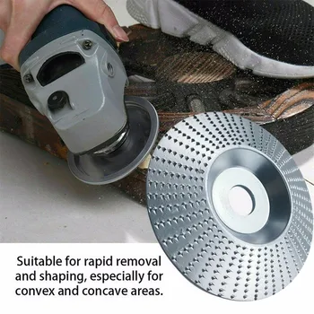 

Wood Grinding Wheel Angle Grinder Disc Carbide Wood Sanding Carving Disc For Angle Grinder/Grinding Wheel 100mm Shaping Grinder