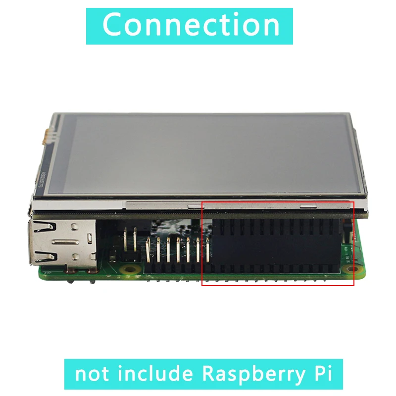 Rapberry Pi 4 Модель B 3,5 дюймовый сенсорный ЖК-экран 480x320 с сенсорной ручкой | акриловый чехол для Raspberry Pi 4